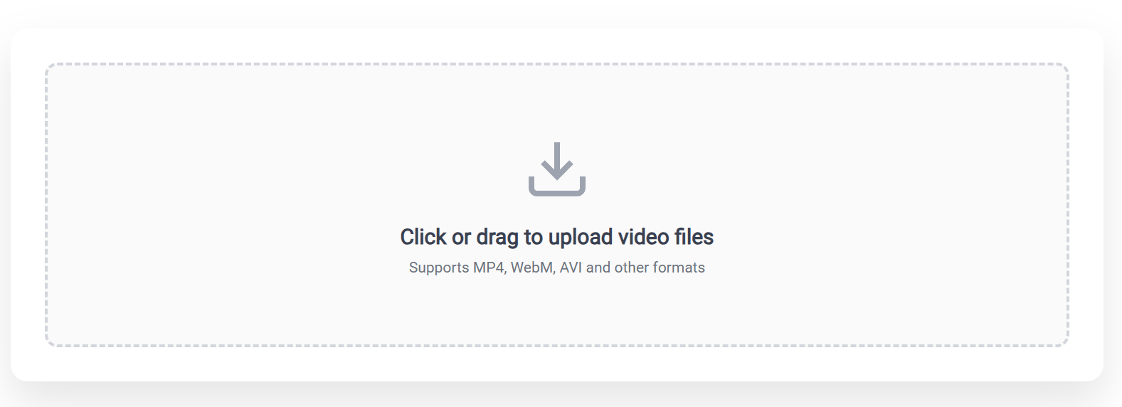how to upload a video and support formats