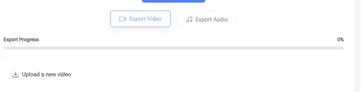 how to Export Clip video or audio